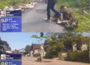 Diduga Kecewa Jalan Rusak Tak Kunjung Diperbaiki, Warga Desa Bayu Tutup Akses Jalan sebagai Bentuk Protes