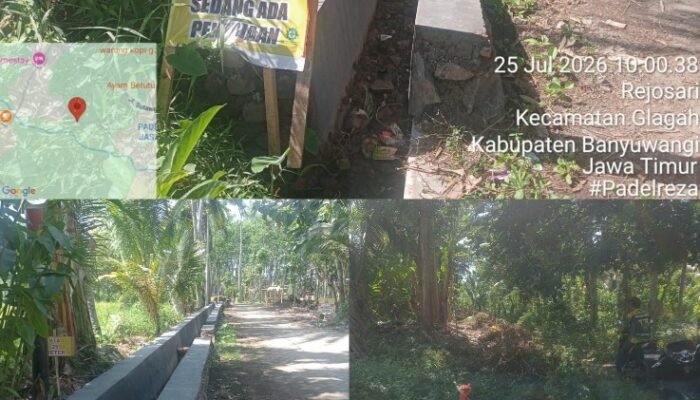 AWI Banyuwangi Kecam Dugaan Intimidasi Wartawan di Lokasi Proyek Irigasi Swakelola Rejosari Glagah 
