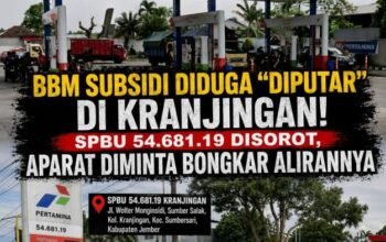 BBM Subsidi Diduga “DIPUTAR” di Kranjingan SPBU 54.881.19 Disorot, Aparat Diminta Bongkar Alirannya