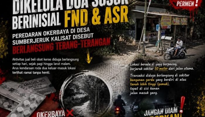 Diduga Dikelola FND & ASR, Okebaya di Sumberjeruk Kalisat Disebut Beredar Terang-terangan – APH JANGAN MENUTUP MATA 