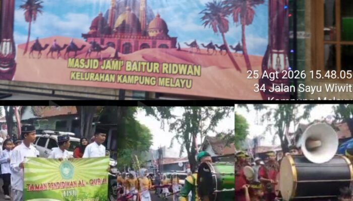 Semarak Maulid Nabi Muhammad SAW, Kelurahan Kampung Melayu Gelar Dog-dogan Keliling Kampung