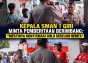 Kepala SMAN 1 Giri Minta Pemberitaan Berimbang : “Mestinya Konfirmasi Dulu Sebelum Berita”