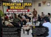 Tuntutan Pergantian Lurah Menguat, Aksi Damai 12 Agustus Jadi Sinyal Keresahan Belum Usai