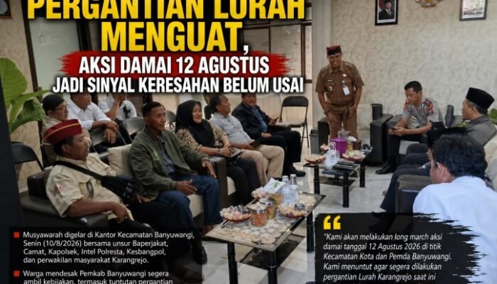 Tuntutan Pergantian Lurah Menguat, Aksi Damai 12 Agustus Jadi Sinyal Keresahan Belum Usai