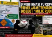 Pernyataan PPTK PU CKPP Banyuwangi Tuai Sorotan, Proyek Rekonstruksi Jalan Trenggono Disebut “Milik Rudi”, Klarifikasi Tak Kunjung Didapat