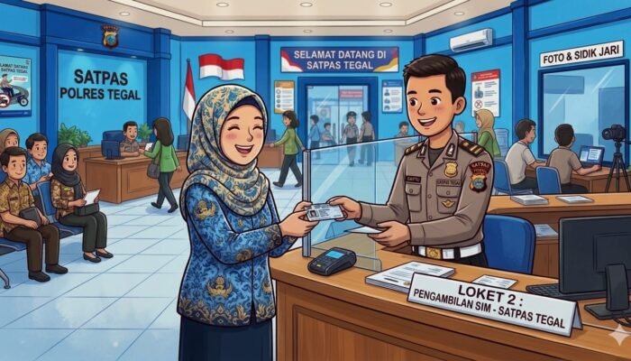 Semakin Humanis Pelayanan SIM di Tegal Utamakan Kenyamanan Masyarakat.
