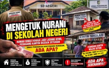 Rumah Dinas Diduga Jadi Ladang Sewa, Pedagang Kantin Dicekik Setoran — Dinas Pendidikan Banyuwangi Bungkam, Ada Apa???