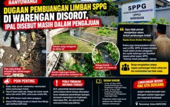 Dugaan Pembuangan Limbah SPPG #002 nomer ID JDLHXXND di Warengan Disorot, IPAL Disebut Masih dalam Pengajuan