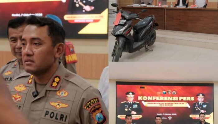 Polres Kediri Bongkar Dua Kasus Kematian Bayi, 4 Tersangka Diamankan