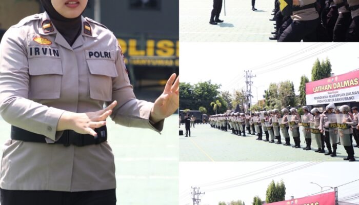 Bukan Sekedar Teori!! Polresta Banyuwangi Pertajam Kesiapan Dalmas, Disiplin dan Kekompakan Personal jadi KUNCI