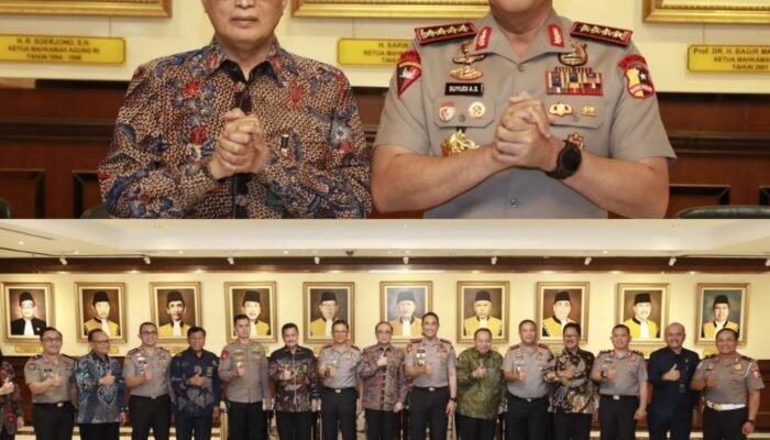Kapolri Temui Ketua MA, Soliditas Sistem Peradilan Pidana jadi Kunci Mewujudkan Kepastian Hukum