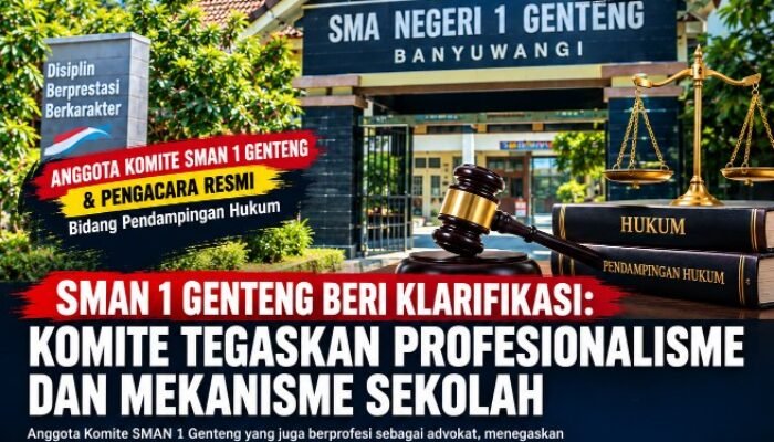 SMAN 1 GENTENG Memberikan Klarifikasi : Tentang Hak dan Kewajiban Terhadap Profesionalisme dan Mekanisme di Sekolah